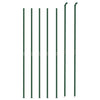 FET a rete filo Vidaxl con flangia 1.6x10 m verde