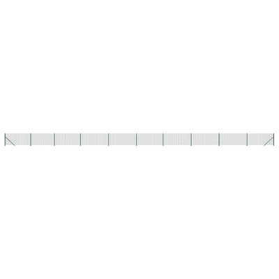 Valla de malla de alambre Vidaxl con Flens 1x25 m verde