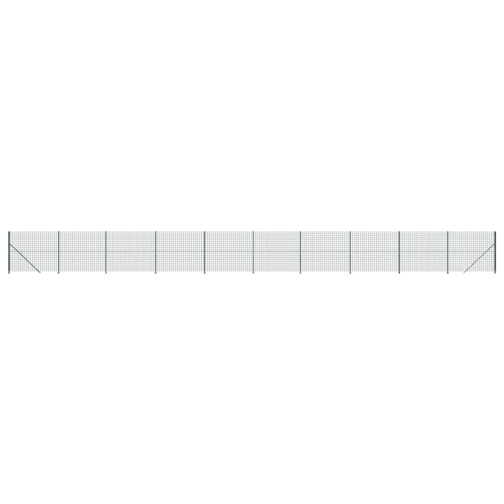 FET a rete filo Vidaxl con flangia 1.6x25 m verde