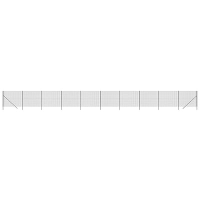 Vidaxl Mesh Mesh FET 1.6x25 M Color de antracita de acero galvanizado