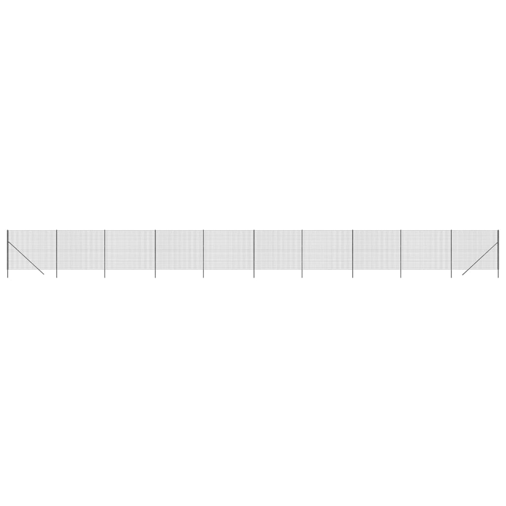 Vidaxl Wire Mesh FET 1,8x25 m in acciaio galvanizzato antracite