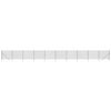Vidaxl Mesh FET 2x25 M Color de antracita de acero galvanizado