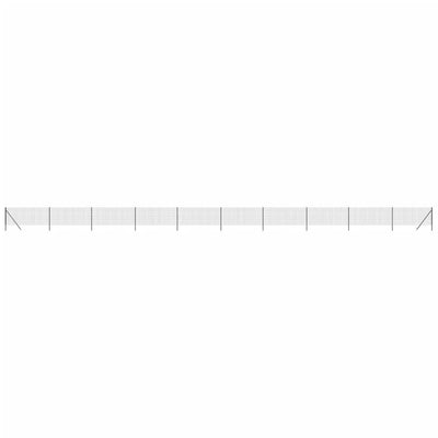 Vidaxl draadgaashek 0,8x25 m gegalvaniseerd staal antracietkleur