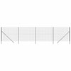 Vidaxl Mesh Mesh FET 1.6x10 M de acero galvanizado antracita