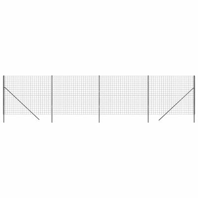 Vidaxl Mesh Mesh FET 2.2x10 M de acero galvanizado antracita