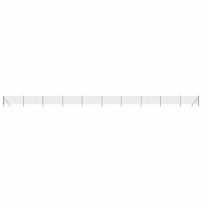 Vidaxl Mesh Mesh FET 1x25 M Color de antracita de acero galvanizado