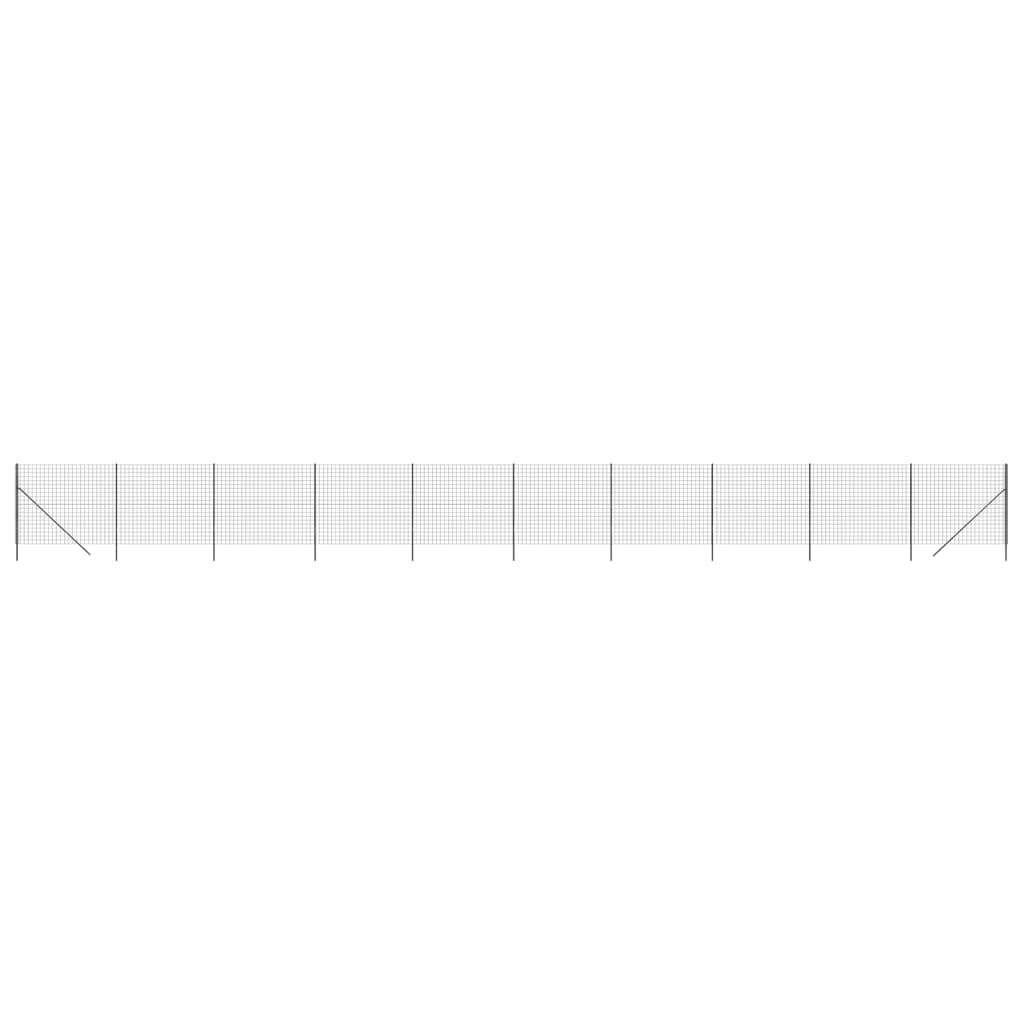Vidaxl Wire Mesh FET 1,8x25 m in acciaio galvanizzato antracite