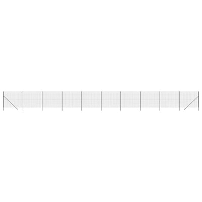 Vidaxl Mesh FET 2x25 M Color de antracita de acero galvanizado