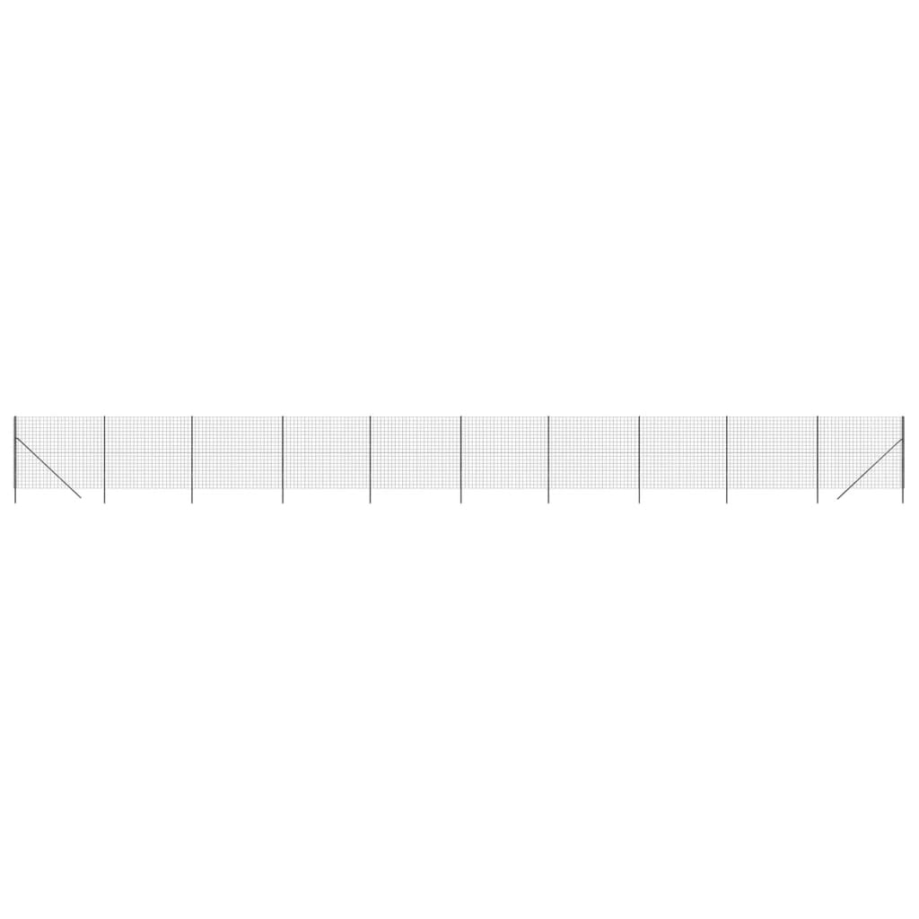 Vidaxl Wire Mesh FET 2,2x25 m di colore antracite in acciaio zincato