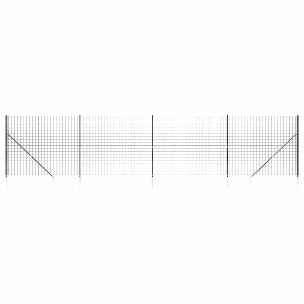 FET a rete filo Vidaxl con ancore di terra 1.4x10 M antracite