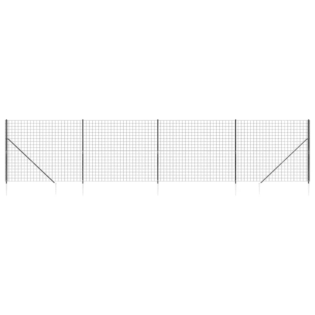 FET a rete filo Vidaxl con ancore di terra 1.6x10 M antracite