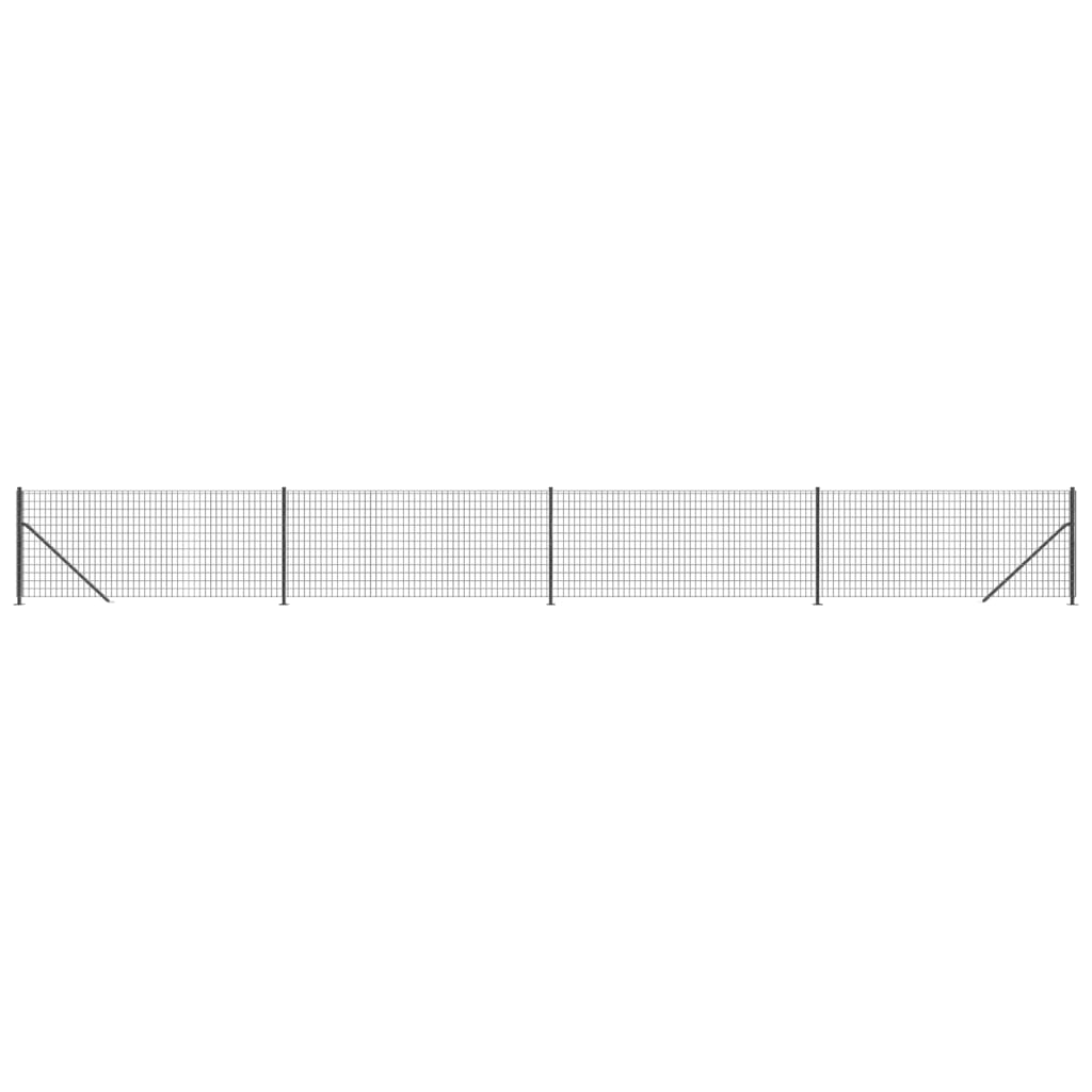 FET a rete filo Vidaxl con flangia 1.1x10 M antracite