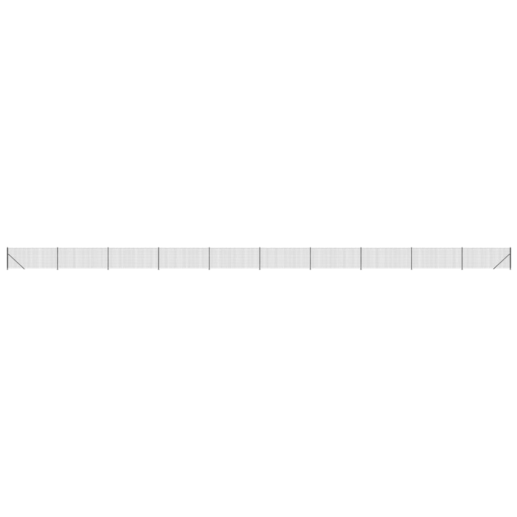 FET a rete filo Vidaxl con flangia 1,1x25 M antracite
