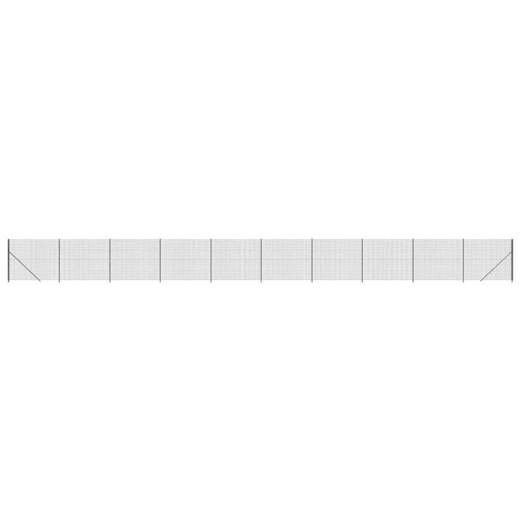 FET a rete filo Vidaxl con flangia 1,8x25 M antracite