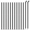 Vidaxl Mesh Mesh Fet con Flens 1x25 m de color antracita