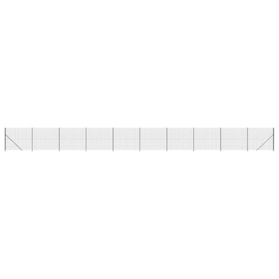 VidaXL Draadgaashek met flens 2x25 m antracietkleurig