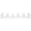 Vidaxl Rack para bicicletas para 6 bicicletas de acero galvanizado