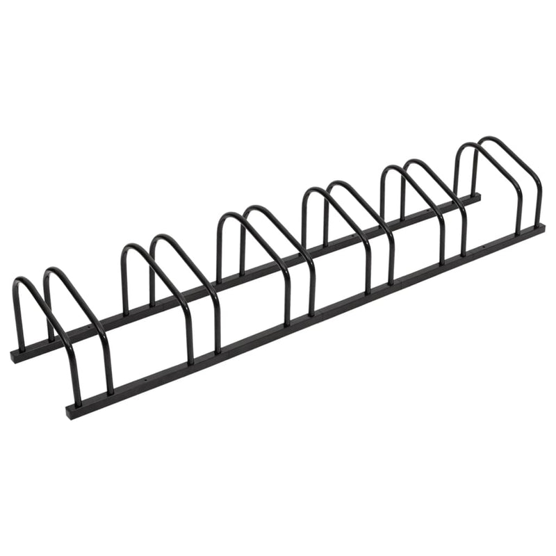 Vidaxl Rack para bicicletas para 6 bicicletas de acero en bicicleta Negro