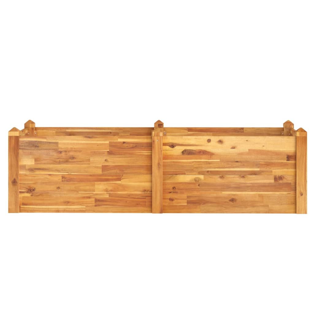 Vidaxl Planning Box elevada 160x60x44 cm de madera de acacia sólida