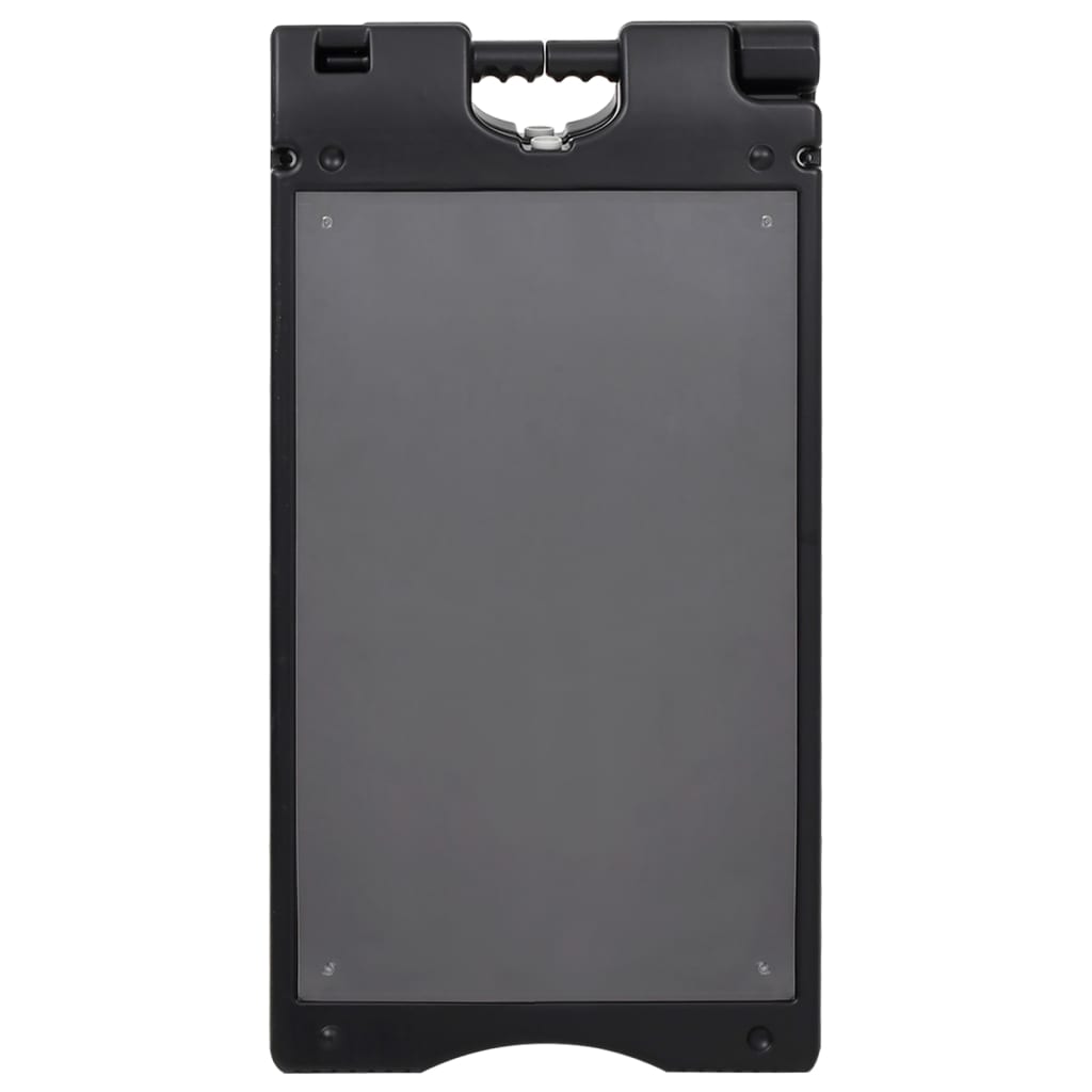 Vidaxl SandwichBord 45x7x84.5 cm HDPE nero