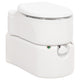 Vidaxl campingtoilet geïntegreerd 24+17 l hdpe en staal wit