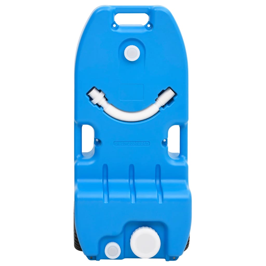 Vidaxl Serbatoio Acqua con Ruote 25 L Blu