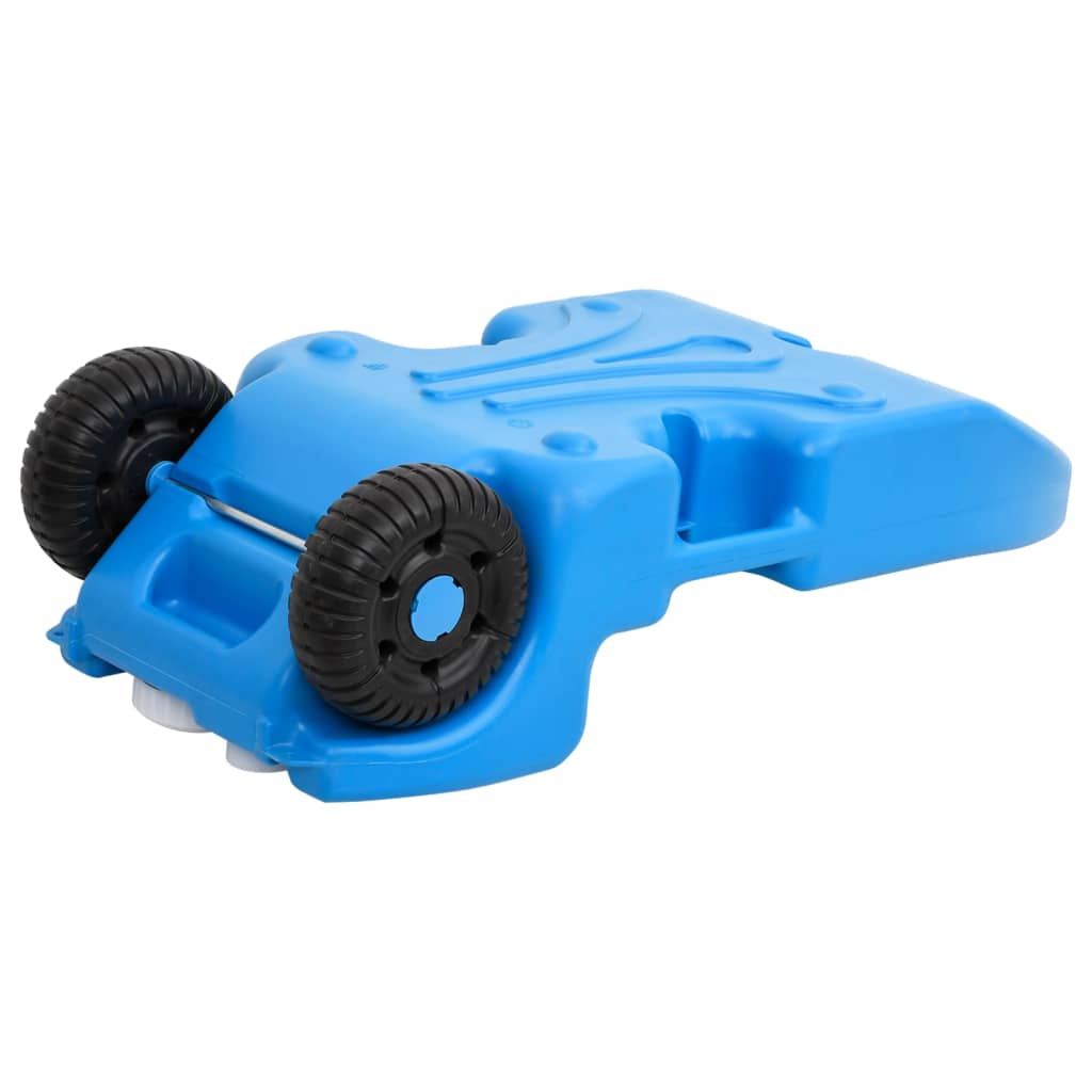 Vidaxl Serbatoio Acqua con Ruote 25 L Blu
