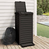 Vidaxl Garbage lattina per 41x41x86 cm Polypropene Black
