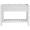 Vidaxl fioriera raccolta 110x45x79 cm Polypropene White