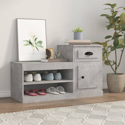 Vidaxl Cabinet da scarpe 100x42x60 cm Prezzo in legno a modifica