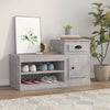 Gabinete de zapatos Vidaxl 100x42x60 cm Precio de concreto de madera editado