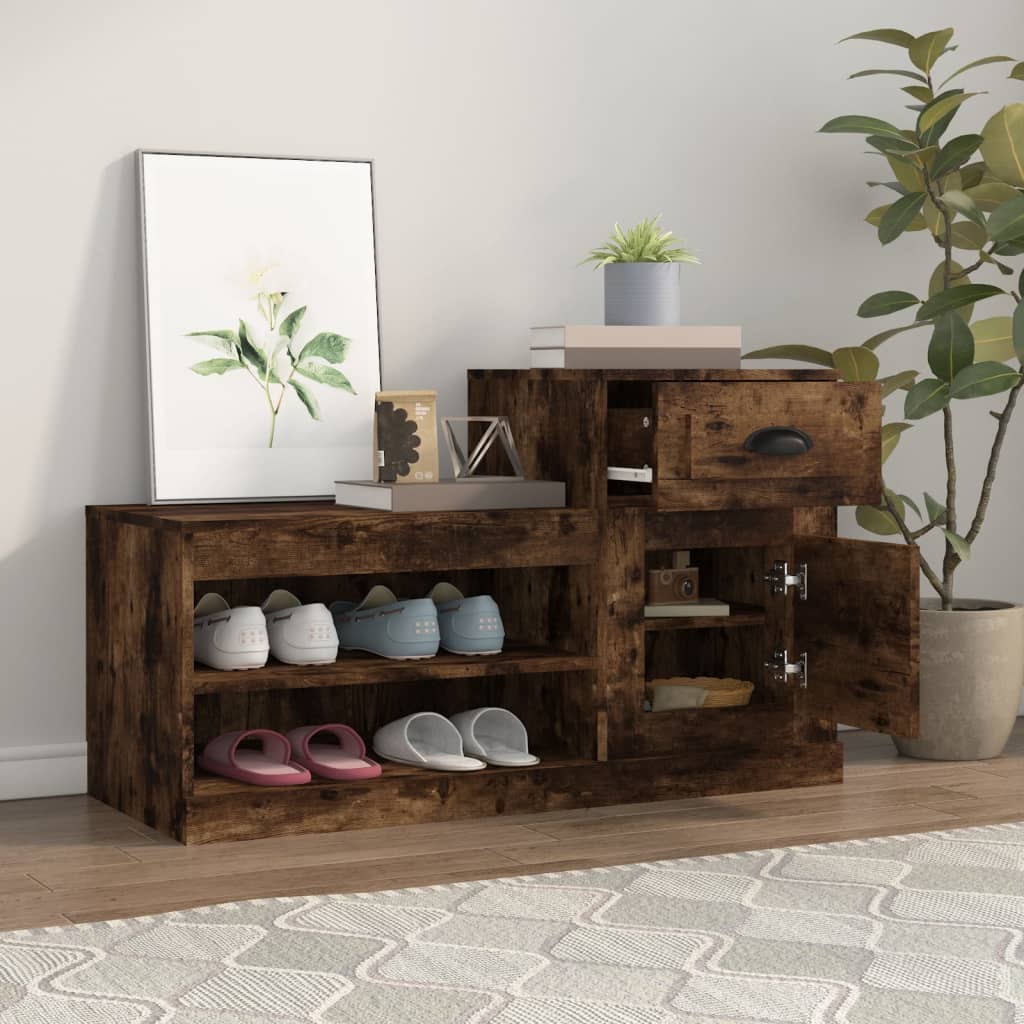 Vidaxl Cabinet da scarpe 100x42x60 cm Colore in legno di legno