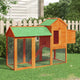 Vidaxl Chicken Coop 193x65x117 cm Pinino solido