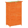Vidaxl Garden capannone 83x57x140 cm Pinna solido marrone