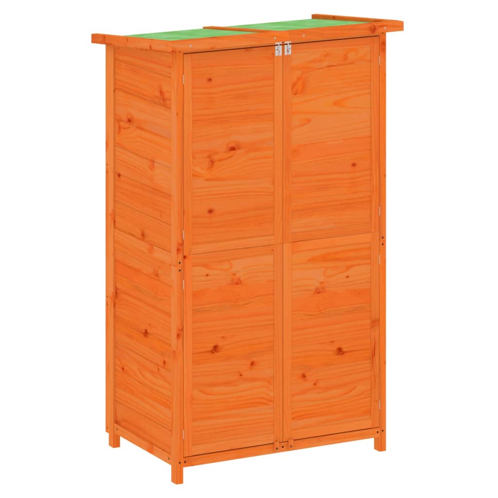 Vidaxl Garden capannone 83x57x140 cm Pinna solido marrone