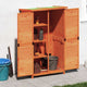 Vidaxl Garden capannone 83x57x140 cm Pinna solido marrone
