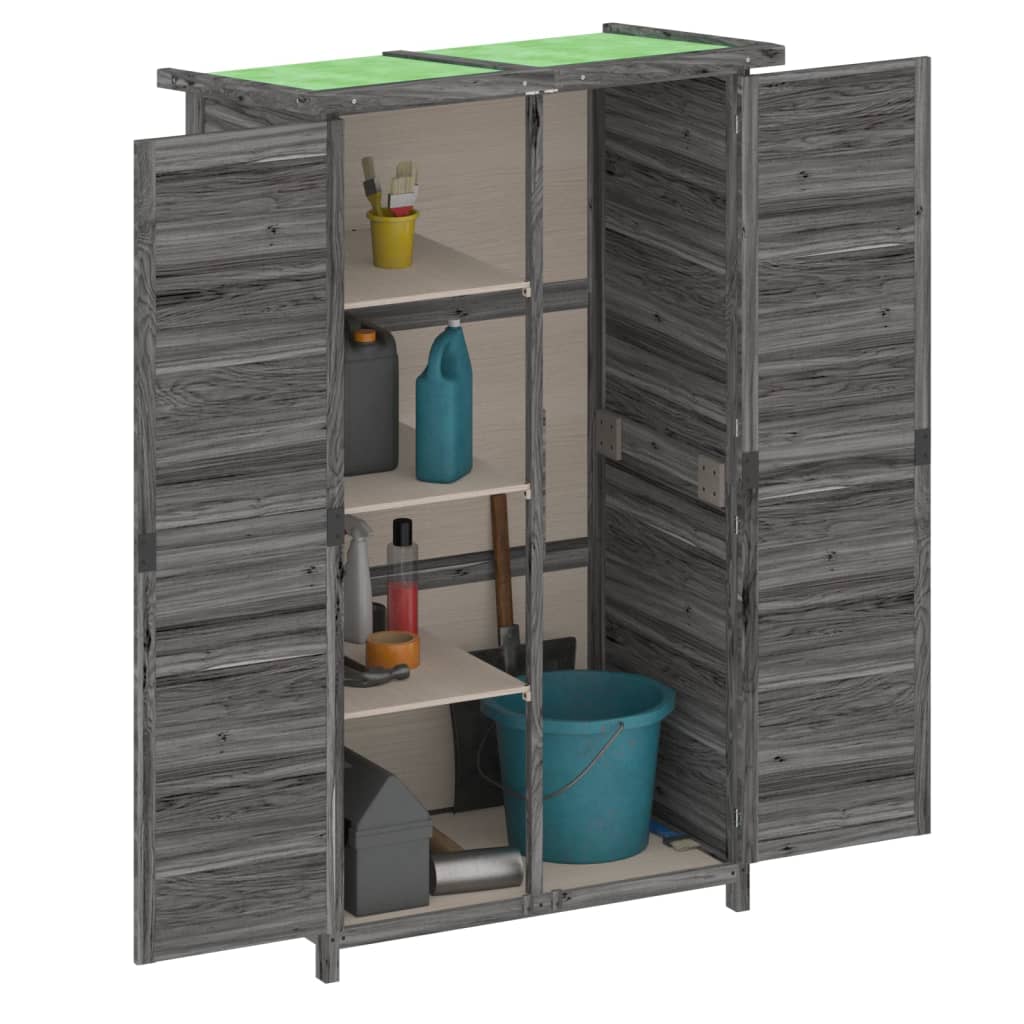 Vidaxl Garden capannone 83x57x140 cm Pinna solido