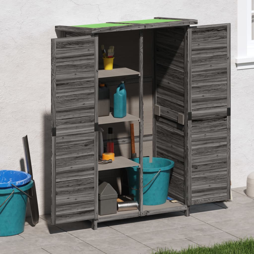 Vidaxl Garden capannone 83x57x140 cm Pinna solido