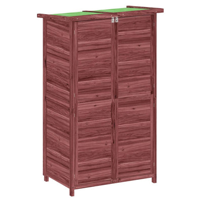 Vidaxl Garden Shed 83x57x140 cm PinE Solid Pine -colorato