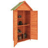 Vidaxl tuinschuur 89x52,5x175 cm massief grenenhout bruin