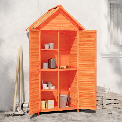 Vidaxl Garden capannone 89x52.5x175 cm Pinna solido marrone