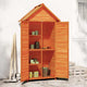 Vidaxl Garden capannone 89x52.5x175 cm Pinna solido marrone