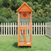 Vidaxl Aviary 60x58.5x160 cm Pinna solido marrone