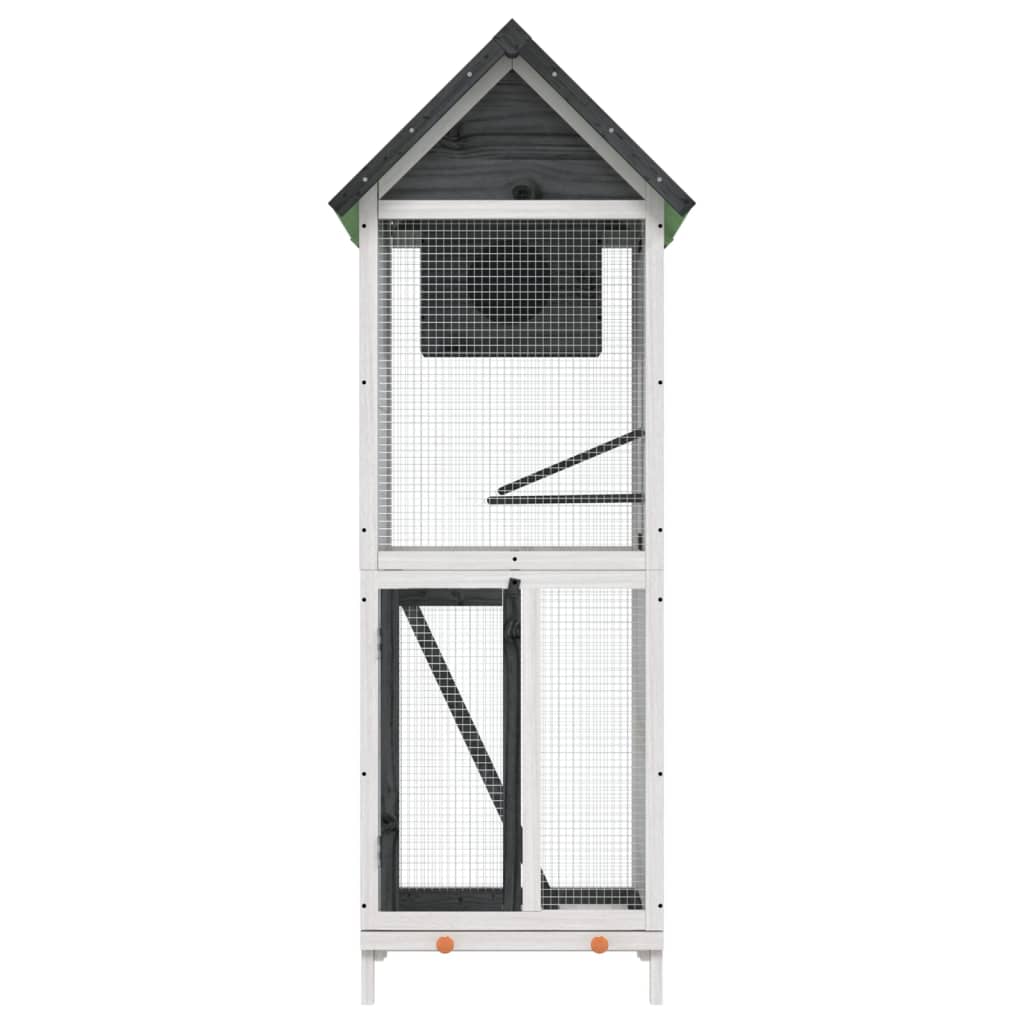 Vidaxl Aviary 60x58.5x160 cm Pinna solido