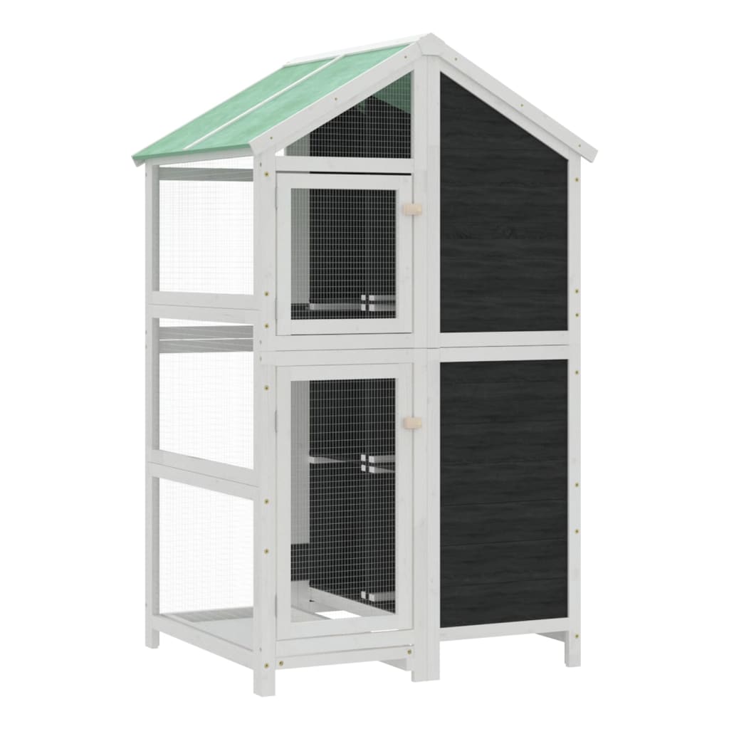 Vidaxl Aviary 97x81x152 cm de pino sólido
