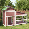 Vidaxl Dog Loft 143x60.5x109 cm PinE Solid Pino -colorato