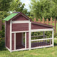 Vidaxl Dog Loft 143x60.5x109 cm Pine Solid Pine -Colored