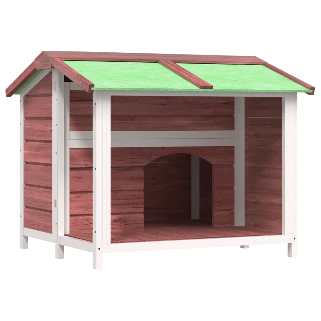 Vidaxl Dog Loft 96x87x80.5 cm PinE Solid Pino -colorato