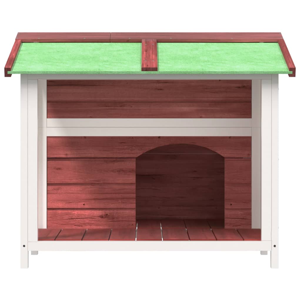 Vidaxl Dog Loft 96x87x80.5 cm PinE Solid Pino -colorato