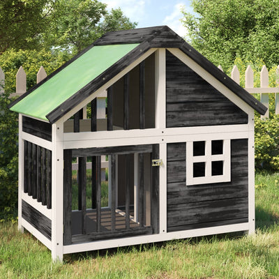 Vidaxl Dog Loft 96x60.5x87 cm Pinna solido